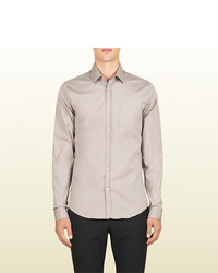 Gucci Stretch Dyed Poplin Pocket Shirt From The Viaggio Collection