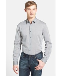 John Varvatos Star USA Trim Fit Shirt Flagstone Grey Large