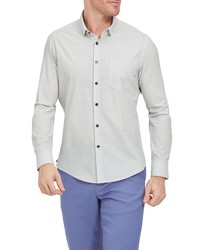 Mizzen+Main Leeward Stretch Dot Button Up Shirt