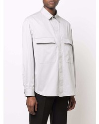 Giorgio Armani Long Sleeve Cotton Blend Shirt