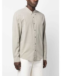 James Perse Long Sleeve Cotton Shirt