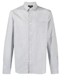 A.P.C. Long Sleeved Pinstripe Shirt