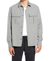 BOSS Niceto Relaxed Fit Stretch Button Up Shirt