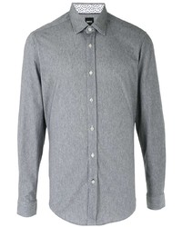 BOSS Piqu Long Sleeve Shirt