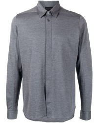 Emporio Armani Pointed Collar Cotton Shirt
