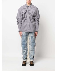 Y/Project Ruched Cotton Shirt