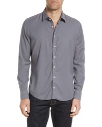 Stone Rose Stretch Button Up Shirt In Gray At Nordstrom