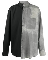 Oamc Two Tone Button Up Shirt