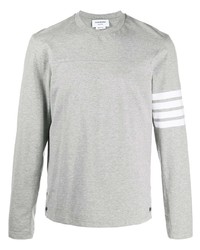Thom Browne 4 Bar Stripe Long Sleeve T Shirt