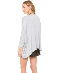 Alice + Olivia Air By Boat Neck Rectangle Tee