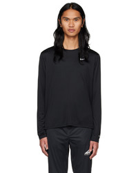 Nike Black Reflective Long Sleeve T Shirt