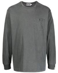 A Bathing Ape Chest Pocket Long Sleeve T Shirt