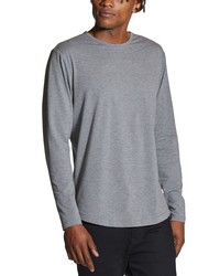 Cuts Crewneck Long Sleeve T Shirt In Heather Grey At Nordstrom