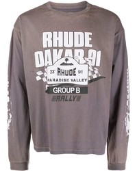 Rhude Dakar 91 Long Sleeve T Shirt