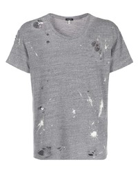 R13 Distressed Cotton T Shirt