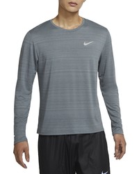 Nike Dri Fit Miler Long Sleeve Running T Shirt