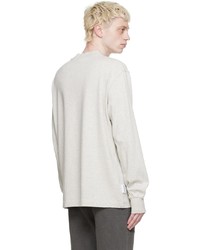 Han Kjobenhavn Gray Cotton Long Sleeve T Shirt