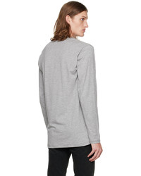 Tom Ford Gray Cotton Modal Long Sleeve T Shirt