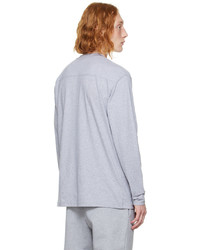 Jacquemus Gray Le T Shirt Manches Longues Long Sleeve T Shirt