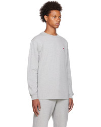 New Balance Gray Made In Usa Core Long Sleeve T Shirt