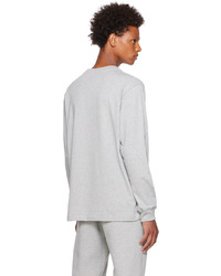 New Balance Gray Made In Usa Core Long Sleeve T Shirt