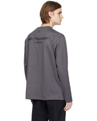 Wooyoungmi Gray Patch Long Sleeve T Shirt