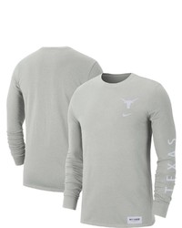 Nike Gray Texas Longhorns 2 Hit Long Sleeve T Shirt At Nordstrom