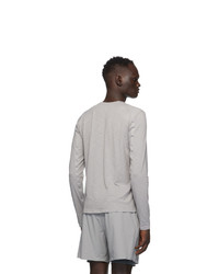 JACQUES Grey L Sleeve T Shirt
