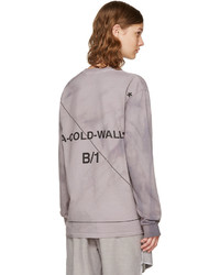 A-Cold-Wall* Grey Long Sleeve Signature T Shirt