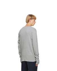 Jil Sander Grey Long Sleeve T Shirt