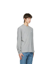 Acne Studios Grey Nash Patch Long Sleeve T Shirt