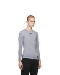 1017 Alyx 9Sm Grey Nike Edition Dye Long Sleeve T Shirt