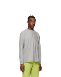 Homme Plissé Issey Miyake Grey Release T 1 Long Sleeve T Shirt