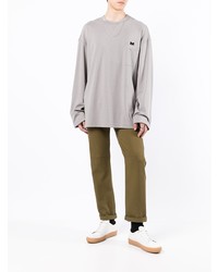 ZZERO BY SONGZIO Logo Patch Long Sleeved T Shirt