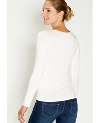 Maurices Long Sleeve Tee With Scoop Neckline