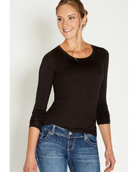 Maurices Long Sleeve Tee With Scoop Neckline