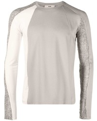 Gmbh Panelled Design Long Sleeve T Shirt