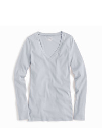 J.Crew Perfect Fit Long Sleeve V Neck T Shirt