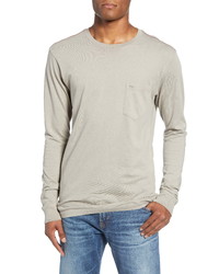 RVCA Pigt Dyed Long Sleeve Pocket T Shirt