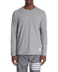 Thom Browne Relaxed Fit Long Sleeve T Shirt