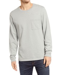 Madewell Relaxed Long Sleeve Organic Cotton T Shirt In Glassware Blue At Nordstrom