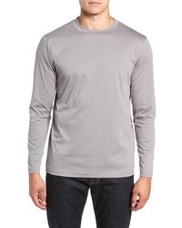 Bugatchi Solid Long Sleeve T Shirt