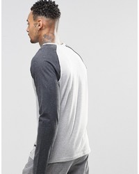 Calvin Klein T Shirt Long Sleeve Comfort Cotton In Slim Fit