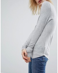 Asos T Shirt With Long Sleeve And Scoop Neck