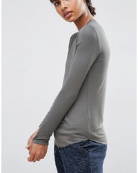 Asos T Shirt With Long Sleeves And Crew Neck