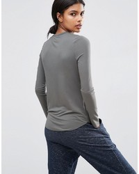 Asos T Shirt With Long Sleeves And Crew Neck