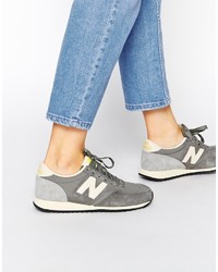 New Balance 420 Gray Vintage Sneakers, $112 | Asos | Lookastic