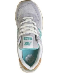 New Balance 574 Mesh And Suede Trainers