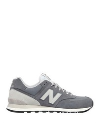 New Balance 574 Nylon Suede Sneakers