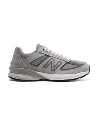 New Balance 990v5 Suede And Mesh Sneakers
